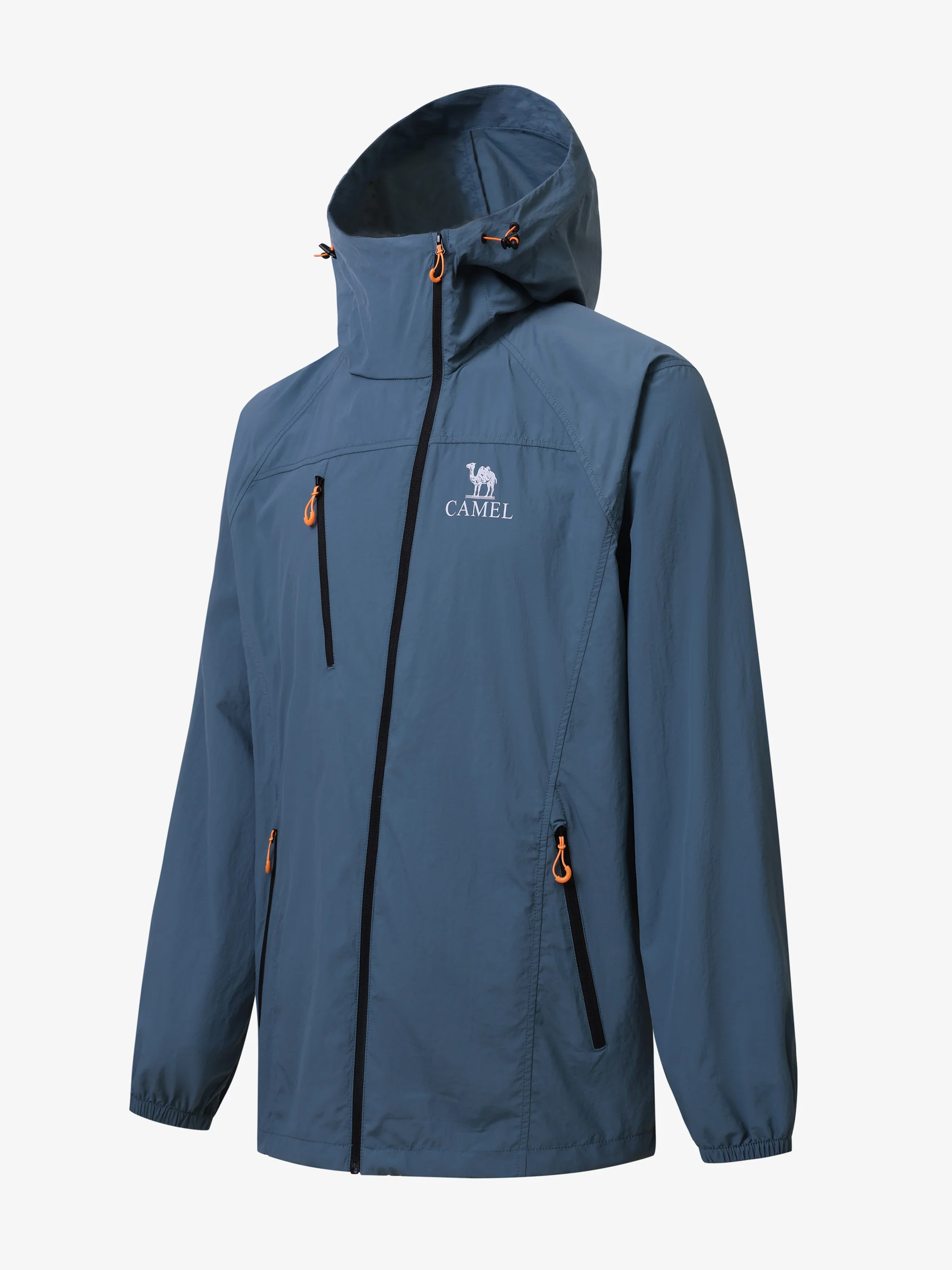 CAMEL Unisex Lightweight Hooded Outdoor Jacket - Image 3