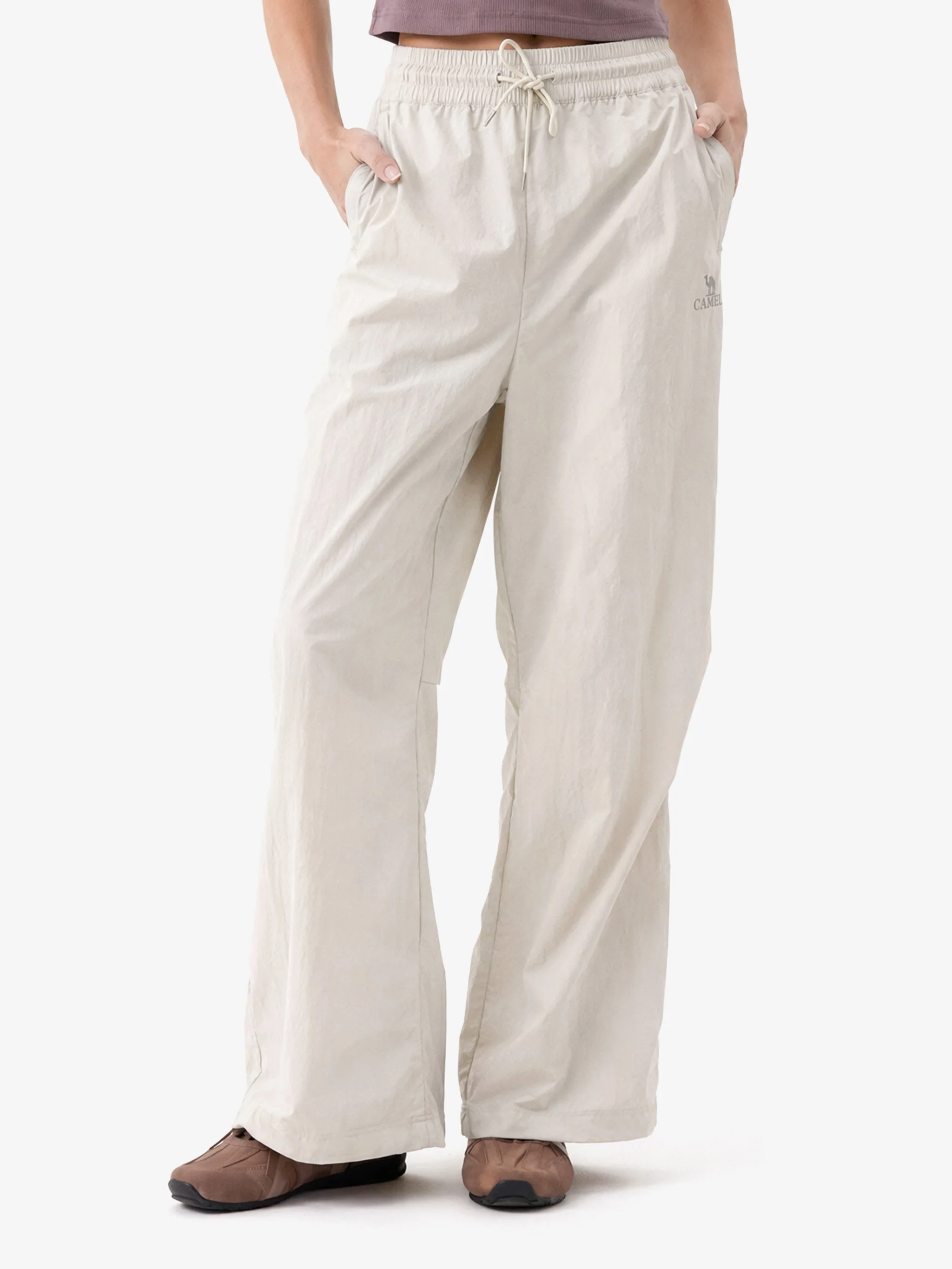 CAMEL Women's Lightweight Wide-Leg Outdoor Pants - Image 9